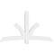 Ekena Millwork Davenport Architectural Grade PVC Gable Bracket, 84"W x 49"H x 4"D x 6"F, 14/12 Pitch GBP084X49X0406DAV00 - alternate 4